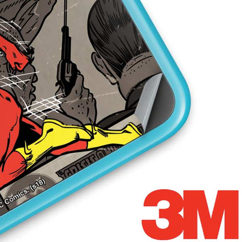 DC Comics The Flash Vintage Action pose pattern Nintendo 2DS XL (2017) Skin